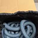 100FT Garden Hose -2026 Newly Upgraded Expandable Garden Hoses with 10 Function Spray Nozzle, Extra Strength Fabric, Pure Brass 3/4'' Fittings, Leak-Proof, Lightweight, Kink-Free Hose(Gray Blue)