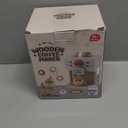 Airlab Toy Coffee Maker for Kids Wooden Kitchen Accessories Pretend Play Toddler Coffee Playset for Girls Boys Ages 3 4 5 Years Birthday Gifts