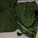 women Anarkali Suit Alia cut kurti pant and Dupatta 3pc set salwar suit (Small, Mehndi Green)