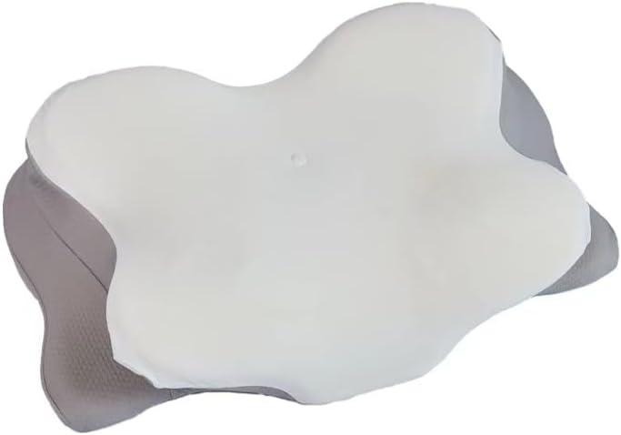 Neck Pillow Patented Contour Design with Premium Memory Foam for Neck Pain Relief Adjustable for All Sleepers