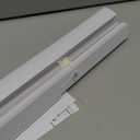 LOTUS & WINDOWARE Cordless Mini Blind, 1" Vinyl Slats, 32" Wide x 36" Long - White, Window Blinds for Home and Office, Interior Door Blinds - Light Filtering