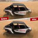 Wider Fender Flares Kit for 2024 2025 Polaris RZR XP 1000 / XP4 1000, Extended Front & Rear Full Coverage Fender Flares Mud Flaps Guards, Exterior Accessories, Replace OEM #2889133