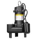VIVOHOME 3/4 HP Cast Iron Sewage/Effluent Pump for Basement, Septic Tank
High Flow 4680 GPH, Float Switch, 2'' NPT Discharge, Automatic/Manual Operation
