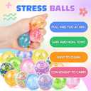 36 Pack Stress Balls Set, Squishy Stress Ball Foam Fidget Toys, 1.4 inches