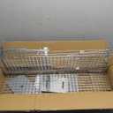 32" Humane Animal Cage Trap, Live Animal Cage Trap, Folding Animal Trap for Stray Cats, Raccoons, Rabbits, Skunks, Moles, Groundhogs and Armadillos up to 17 lbs
