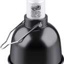 Reptile Light Fixture, 5.5'' Standard Dome for Reptile Basking Bulb Light/Heat Lamp/Ceramic Heat Emitter, 5.5 Inch Light Dome