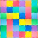 ProSource Kids Solid Floor Play Mat 36 Pcs