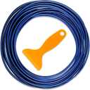 32 Feet Car Interior Moulding Trim Strips Universal Car Decoration Pinstriping Filler Insert Strips Dashboard Decorative DIY Flexible Garnish with Installing Tool(Simple Style,Blue)