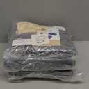 YIHOUSE Memory Foam Bathroom Rug Set, 3 Pieces - Dark Grey (Ultra Soft, Absorbent, Non-Slip, Machine Washable) (1'8" x 2'8")