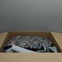 Vintage Dark Green Living Room Rug, 8x10 Washable Area Rugs for Dining Room Under Kitchen Table, Bedroom, Oriental Low Pile Stain Resistant Non-Slip Large Carpet (8x10 Dark Green)