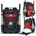 BAGNN Baseball Backpack for Adult and Youth, Large Capacity Lightweight Softball Bag With Shoe Compartment and Fence Hook for TBall Bat & Equipment, Waterproof for Helmet, Gloves.