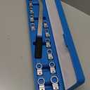 15PCS Universal Auxiliary Idler Belt Tensioner Pulley Removal Tool Kit, 12-Point 12-19mm (0.47"-0.74") Serpentine Belt Tension Pulley Wrench Set, Engine Timing Belt Tensioning Nut Bolt Screw Remover