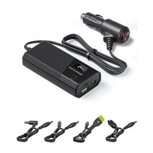 EASYLONGER Car Adapter for CPAP, DC 12/24V Converter CPAP Power Cord, 84W Car Charger with 4 DC CPAP Cables for ResMed S9/ AirSense 10/ AirCurve 10/ AirMini/AirSense 11/ Philips Dreamstation etc