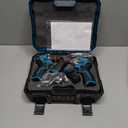 SEESII 16.8V Impact Driver Kit, 1/4" Hex Cordless Impact Driver Set & 2×2.0Ah Batteries, 150N.m Max Torque(1327 In-lbs) Brushless Power Impact Driver w/ 16Pcs Drill Bits, 0-3300RPM Variable Speed