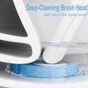 2 Pack Disposable Toilet Brush and Holder Set,Extended Handle with 48 Cleaner Refills Toilet Brush for Toilet Bowl Cleaners,Bathroom Cleaning, Bathtub - Blue (Ocean Fresh Scent)