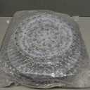 Hioasis 60pcs Blue Plastic Plates Set - Floral Blue & White Porcelain Design, 10.25" Dinner & 7.5" Dessert Plates Disposable for Wedding/Party (Dishwasher Safe, Traditional Style)