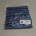 Saodimallsu Womens Striped Cropped Sweaters V Neck Cute Bow Tie Puff Sleeve Loose Knit Trendy Pullover Sweater