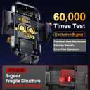 VANMASS Phone Holders for Your Car 2026 Upgraded Military-Grade Car Phone Holder90+LBS Strongest SuctionCell Phone Mount Truck Stand for Dashboard Windshield Vent for iPhone 17 Pro Max 16 15 Android (Black)