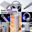 Bling Crystal AB Rhinestone Sheets Self Adhesive, 9.4x15.8 Inch Glitter Rhinestone Stickers Gems, Crystal Diamond Sticker for Car Craft DIY Decoration