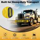 Oversize Load Signs for Trucks, Red Flag for Truck Loads, 4 Pack Heavy Duty Mesh Wide Load Banner,
