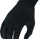 Terramar Thermasilk Glove Liner, Black, Medium
