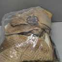 Timeles Waterproof Velvet Reclining Corner Sectional Couch Covers Extra Large L-Shaped Recliner Sofa Slipcover Without Backrest Thick Soft Washable (Khaki, Seat-Only: 5-Seat)