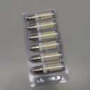 YUIIP Dimmable E12 LED Bulb 4W Equivalent 40W Halogen, 6000K Daylight White AC120V C7 E12 Candelabra Base Light Bulbs for Ceiling Fan Chandelier, 400LM 6 Pack