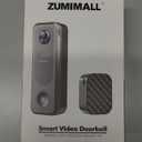 ZUMIMALL Anti-Theft Video Doorbell Mount, No-Drill Doorbell Mounting Bracket for Houses, Apartments, Businesses, Easy Installation, Suitable for Most Doorbells