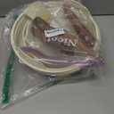 CAROTE Nonstick Frying Pans Skillets, Ceramic Coating Non-Stick Frying Pans Set, 5 PCS, Non-toxic Healthy & PFOA Free, Induction Compatible, 8+9.5+11 Inch with Colander Lid and Spatula, Cream White