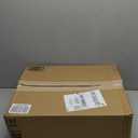 LONBET Laundry Basket with Lid, Made from Breathable Fabric | Aesthetic Clothes Hampers for Laundry with Side Handles & Sturdy Bamboo Frame (26 Gallons - Single, Black)