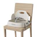 UBRAVOO Baby Booster Seats, Toddler Booster Seat for Dining Table with Adjustable Straps, Portable Compact Portable Baby Chair for Dining and Travel (Khaki)