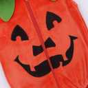 JIFRE Cute Baby Halloween Pumpkin Costume, Toddler & Infant Unisex-Kids Costume for Boys & Girls (Orange)