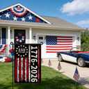 3 x 250 Anniversary USA Garden Flag, 250th Anniversary Flag America 1776-2026 Commemorative Patriotic Banner 250 Year 4th of July Yard Sign Double-Sided Waterproof Garden Flag 12x18 Inch