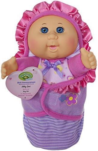 Cabbage Patch Kids Official, Newborn Baby Doll Girl - Comes with Swaddle Blanket and Unique Adoption Birth Announcement