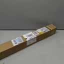 UNISHADES no Drill Cordless Roman Shades for Windows, 42" W 64" H - Light Filtering - Linen - Beige