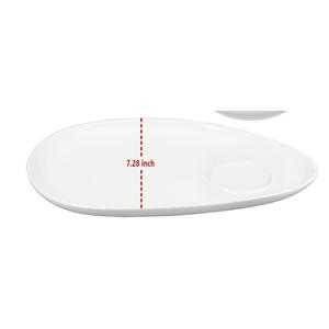 Creativity Home Soup Bowl and Sandwich Plate Combo, 10.9" Ceramic Plate - Soup/cereal bowl set for breakfast, bread, dip bowl - Microwave, dishwasher safe 1Pcs