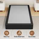 Twin Size 10 Inch Box Spring - Heavy Duty Metal Mattress Foundation (2500lbs Capacity), Noise-Free, Easy Assembly