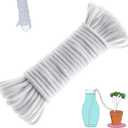 ORIMERC 50ft 1/4 inch Plants Self Watering Capillary Wick Rope Cord DIY Vacation Potted Flower Sitter Hydroponic Wicking Planter Pot Garden Seeds Starting Seedling Automatic Waterer System Device Line