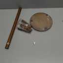 Wisuce Bamboo Coffee Mug Holder Tree, Thicker Base Coffee Cup Holder Stand for Counter, Countertop Mug Rack Organizer with 6 Hooks (Brown