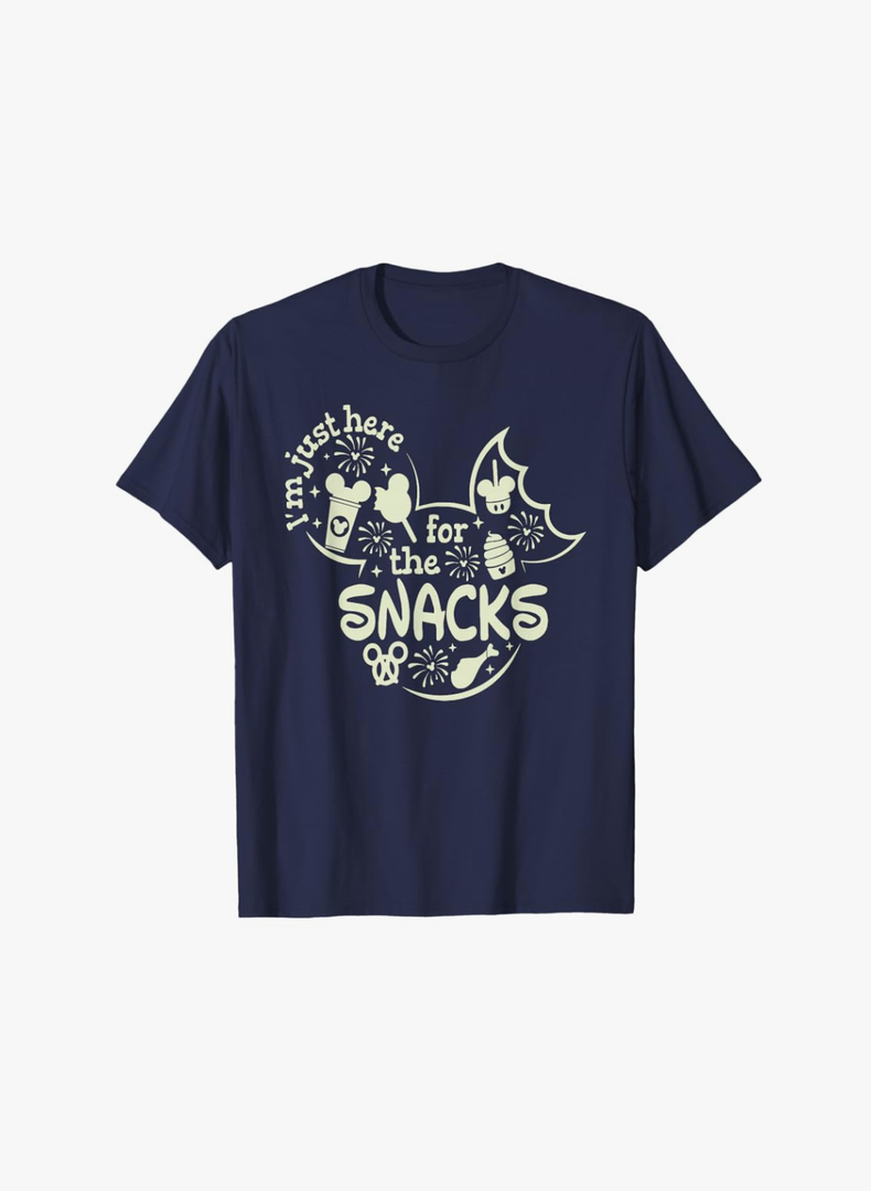 I'm Here For The Snacks, Snacks Goals T-Shirt M