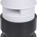 Oatey 39019 Sure-Vent 1.5 in. 2 in. 160 Branch, 24 Stack DFU Capacity Air Admittance Valve with Straight ABS Schedule 40 Adapter