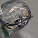 Master Lock Black Python Bike Lock with Key, Adjustable Metal Cable Lock has a Weather Resistant Vinyl Coating for Outdoor Equipment, Bicycles, Trail Cameras, 6 Feet Long, 8418D