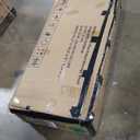 Over The Toilet Storage Cabinet, Over Toilet Bathroom Organizer with Glass Doors and Adjustable Shelf, Thicken Frame Above Toilet Storage Cabinet Behind Toilet Bathroom Organizer, White