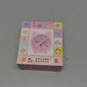 Children Cute Animal Dog/Cat Alarm Clock Silent Non Ticking Silicone Clock Night Light Travel Clock (Pink)