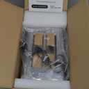 WHALL Touch Screen Toaster 2 Slice, 1.5'' Extra Wide Slot Smart Toaster with Digital Timer, 6 Bread Types & 6 Shade Settings, Crumb Tray, Reheat/Defrost, Stainless Steel Bread Toasters, Silver