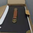 Vinyl Record Storage, Solid Wood Vinyl Record Box with Display Window Fits Standard Records- 7/10 Inch, (Upgrade Latch) Record Storage Case Hold 30-35 Records (Black)