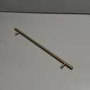 701-320BB Brushed Brass Modern Gold Cabinet Pulls Long Solid Euro Style T Bar Kitchen Cabinet Handles- 12-5/8" (320mm) Hole Center