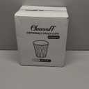 120 Pack 12 oz Coffee Cups, Disposable Corrugated Insulated Ripple Wall Paper Coffee Cups 12oz for Hot or Cold Drinks Office Home Cafe Party Travel (Champagne)