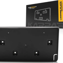 for Jeep Compass License Plate Bracket 2017 18 19 2020 | Front | Textured Black | MP | CH1068149 | 5VF24RXFAA