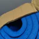 Foam Sleeping Pad for Camping - 1.25-Inch-Thick Waterproof Sleep Pad with Carry Straps for Cots, Tents, or Sleepovers by Wakeman Outdoors (Black) 76"L x 25"W x 1.25"Th